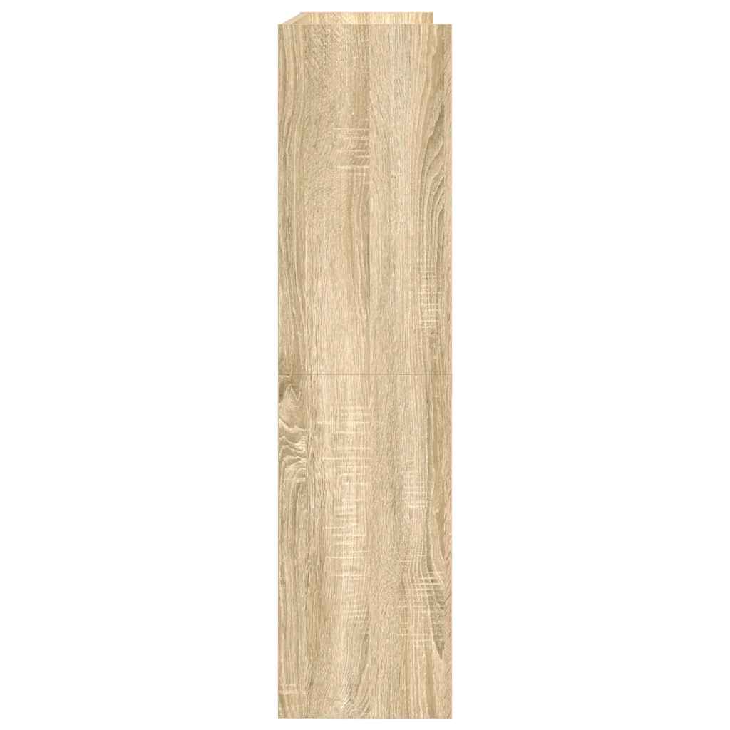vidaXL Stojak na buty, dąb sonoma 80x25x100cm, materiał drewnopochodny