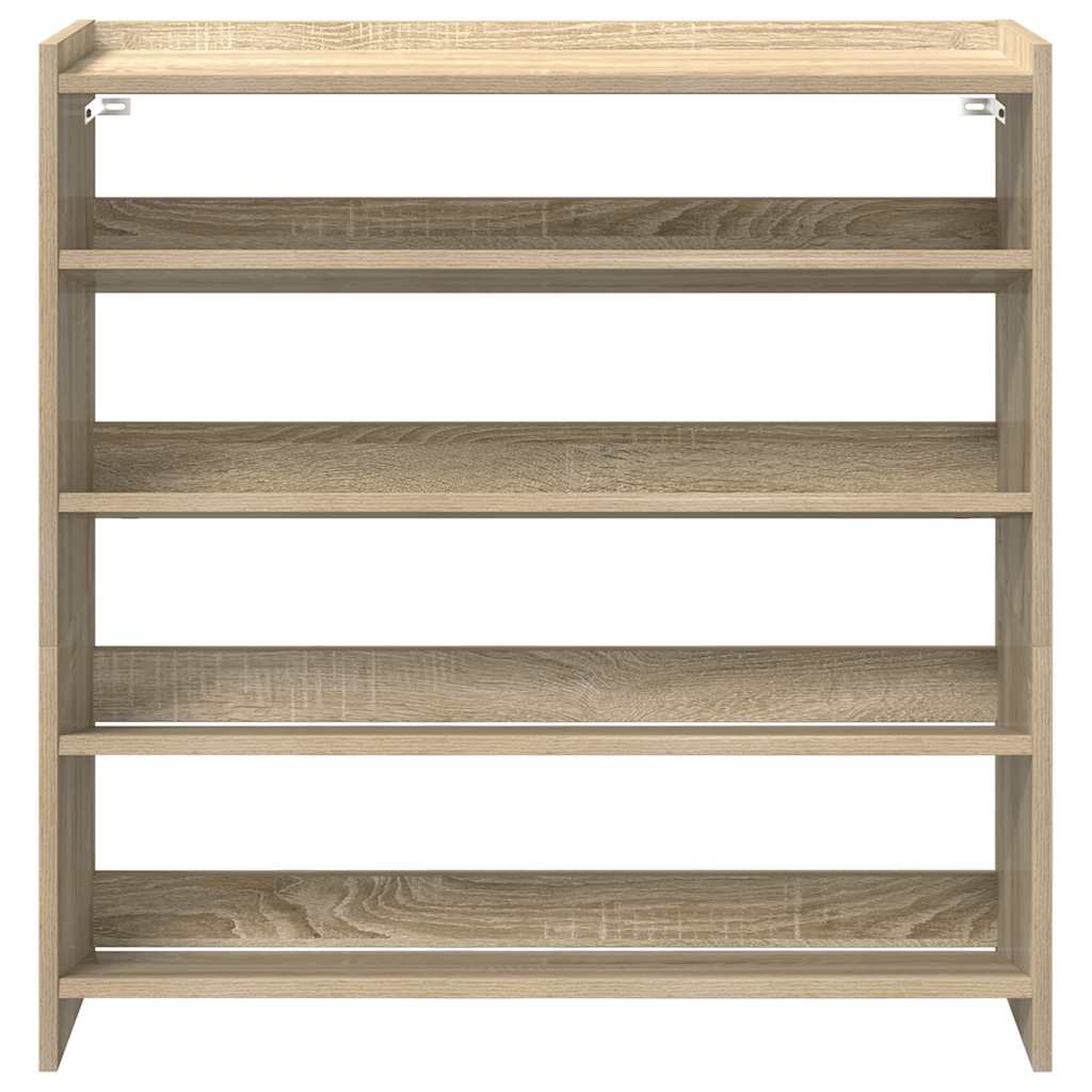 vidaXL Półka na buty, dąb sonoma 80x25x81 , materiał drewnopochodny
