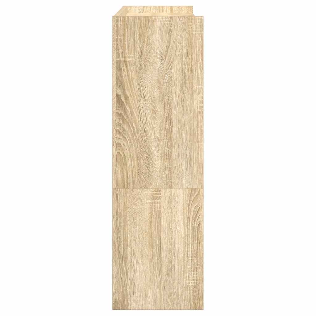 vidaXL Półka na buty, dąb sonoma 80x25x81 , materiał drewnopochodny