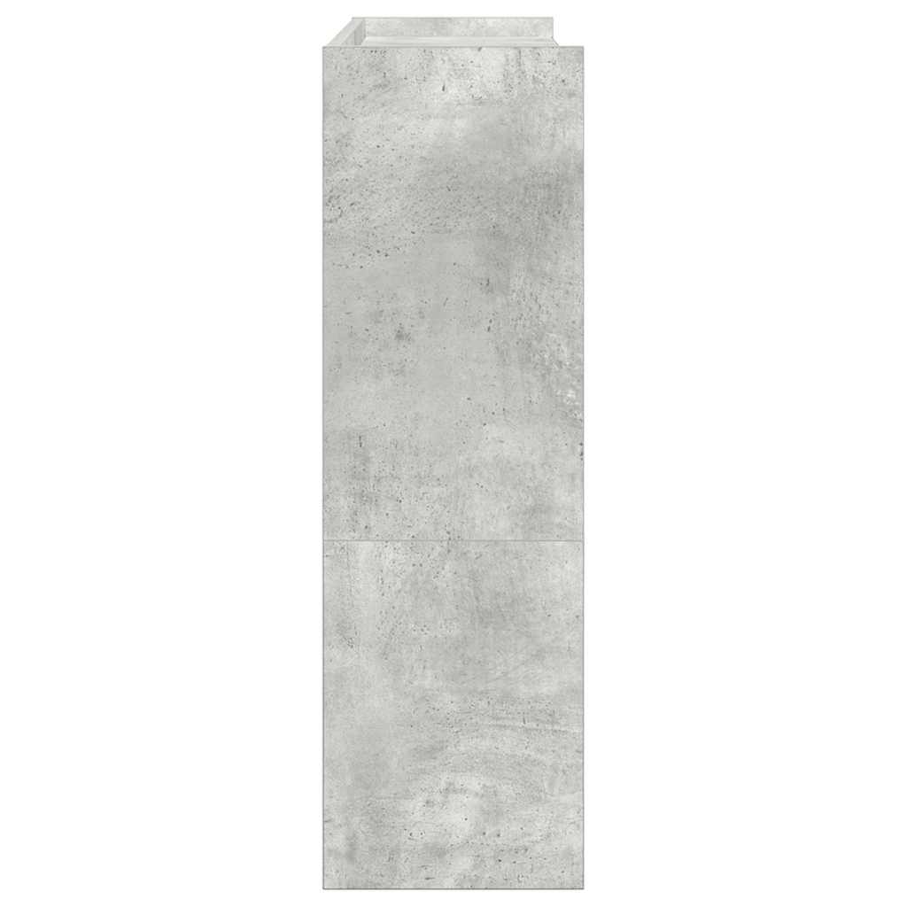 vidaXL Półka na buty, betonowa szarość, 80x25x81 cm