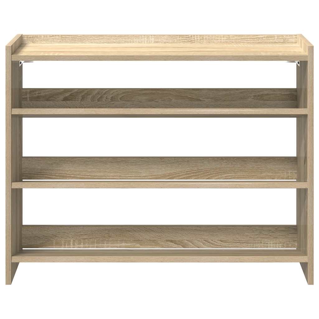 vidaXL Półka na buty, dąb sonoma 80x25x62 cm, materiał drewnopochodny