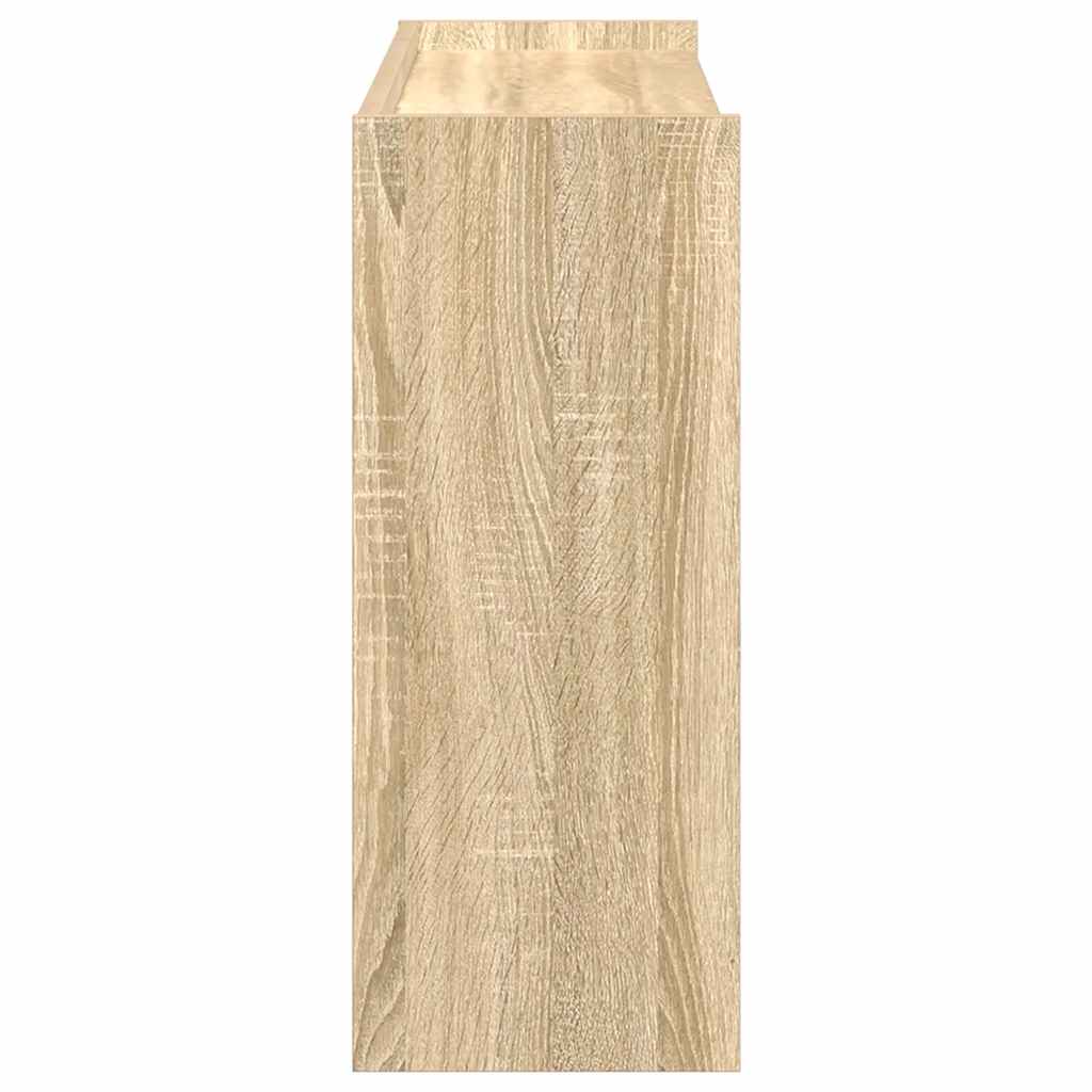 vidaXL Półka na buty, dąb sonoma 80x25x62 cm, materiał drewnopochodny