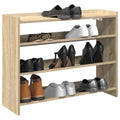vidaXL Półka na buty, dąb sonoma 80x25x62 cm, materiał drewnopochodny