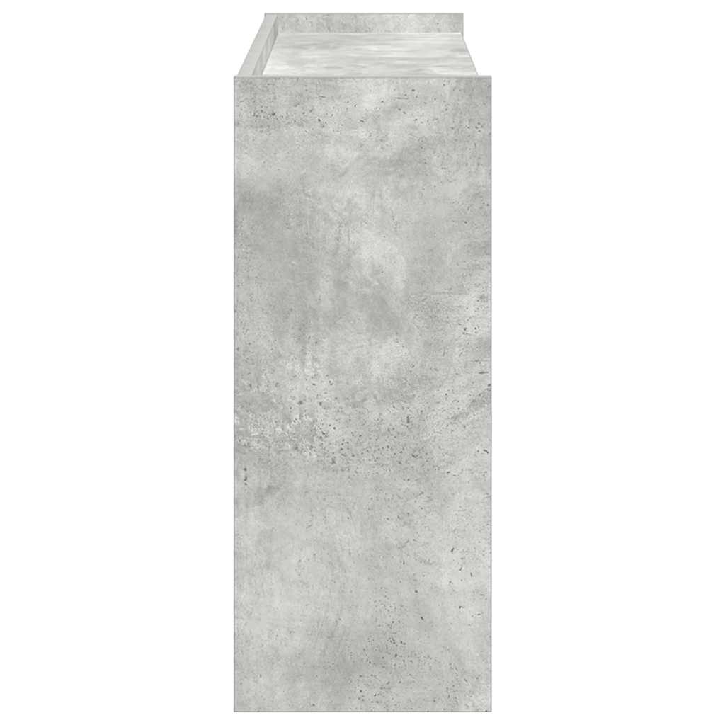 vidaXL Półka na buty, betonowa szarość, 80x25x62 cm