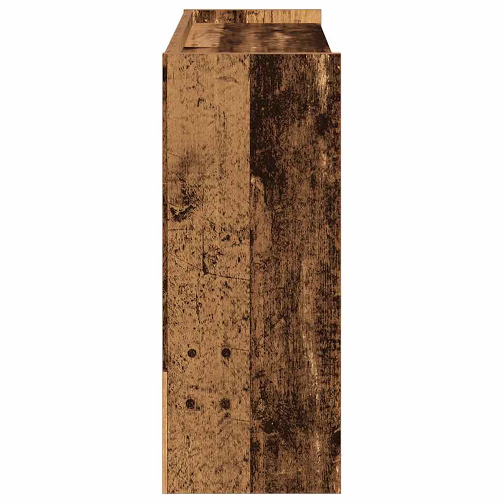 vidaXL Stojak na buty, stare drewno, 80x25x62 cm