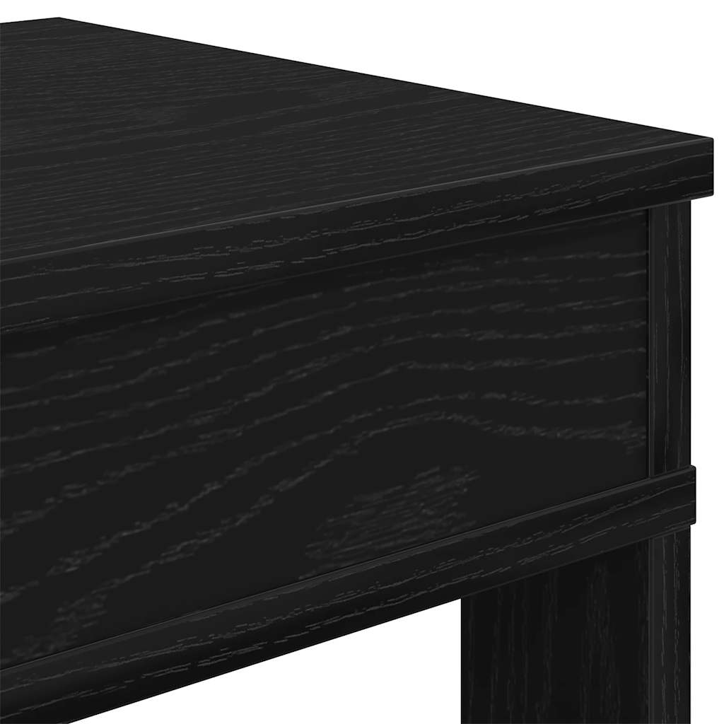 vidaXL Półka na buty, czarna, 80x30x98 cm, materiał drewnopochodny