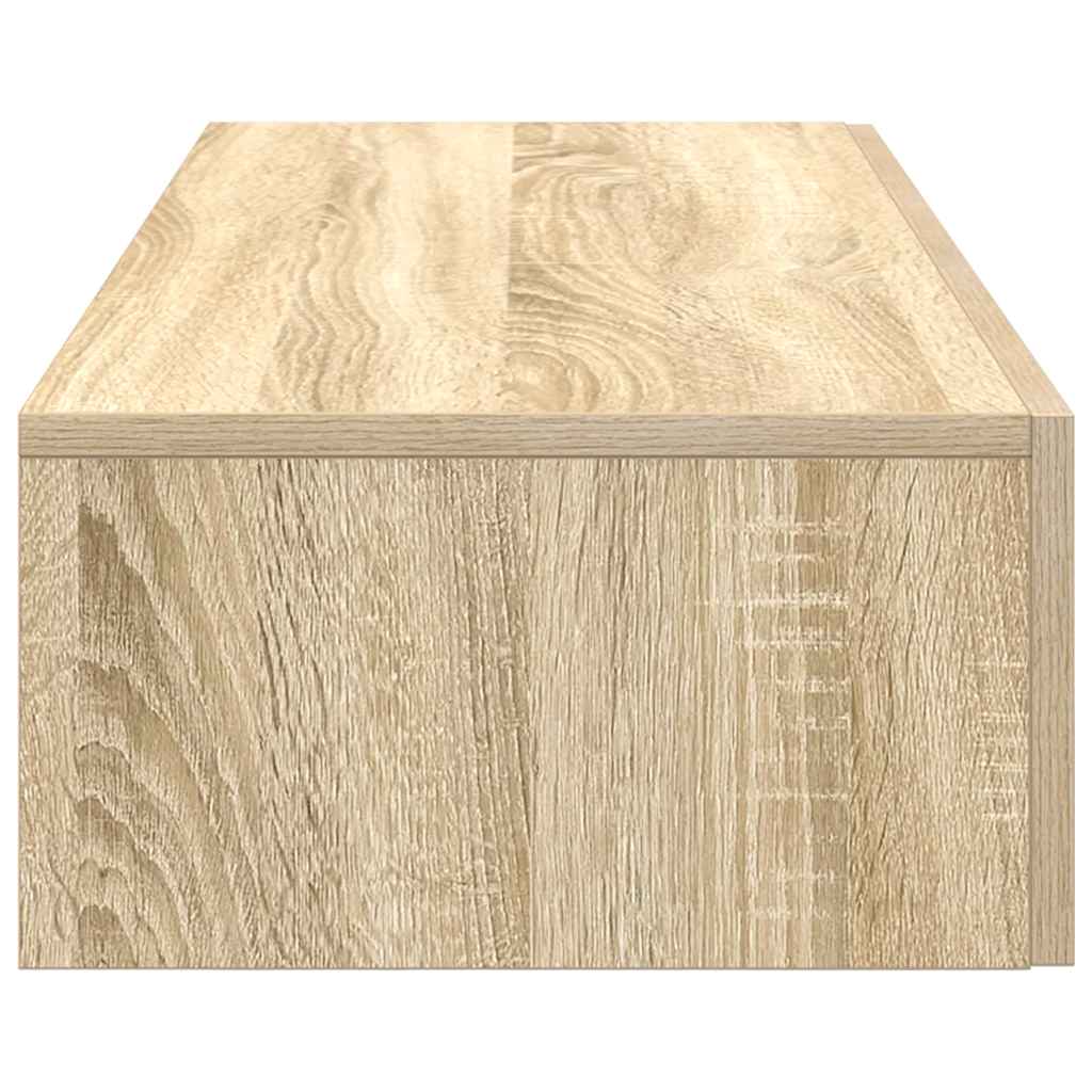vidaXL Półka ścienna z szufladami, dąb sonoma, 100x36x19 cm
