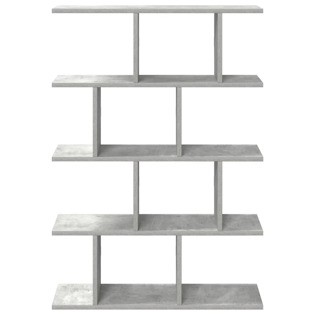 vidaXL Półka ścienna kostka, 12 przegrodami, szarość betonu