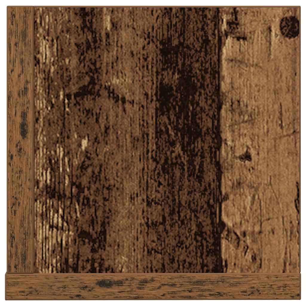 vidaXL Półki ścienne, 2 szt., stare drewno, 75x16,5x16,5 cm