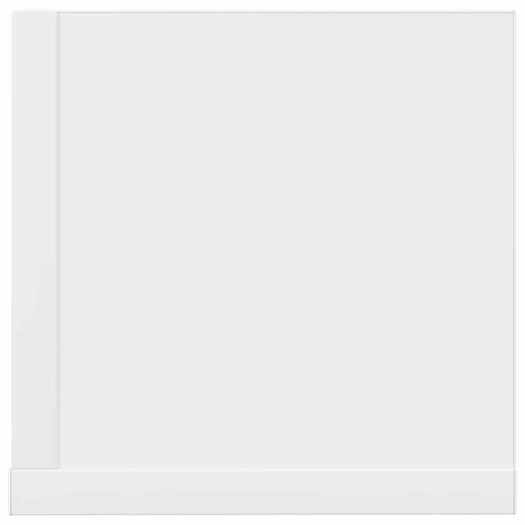 vidaXL Półki ścienne, 2 szt., białe, 100x16,5x16,5 cm