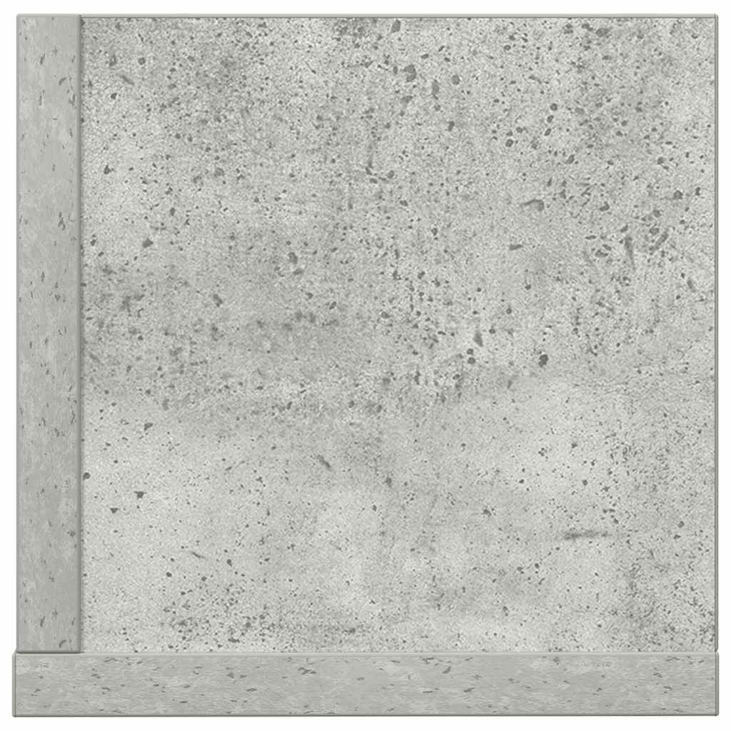 vidaXL Półki ścienne, 2 szt., szarość betonu, 100x16,5x16,5 cm