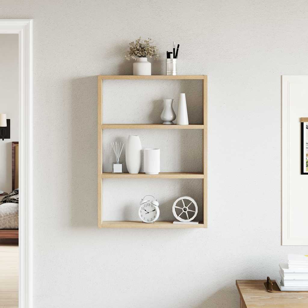vidaXL Półka ścienna, dąb sonoma, 43x9x60 cm, materiał drewnopochodny