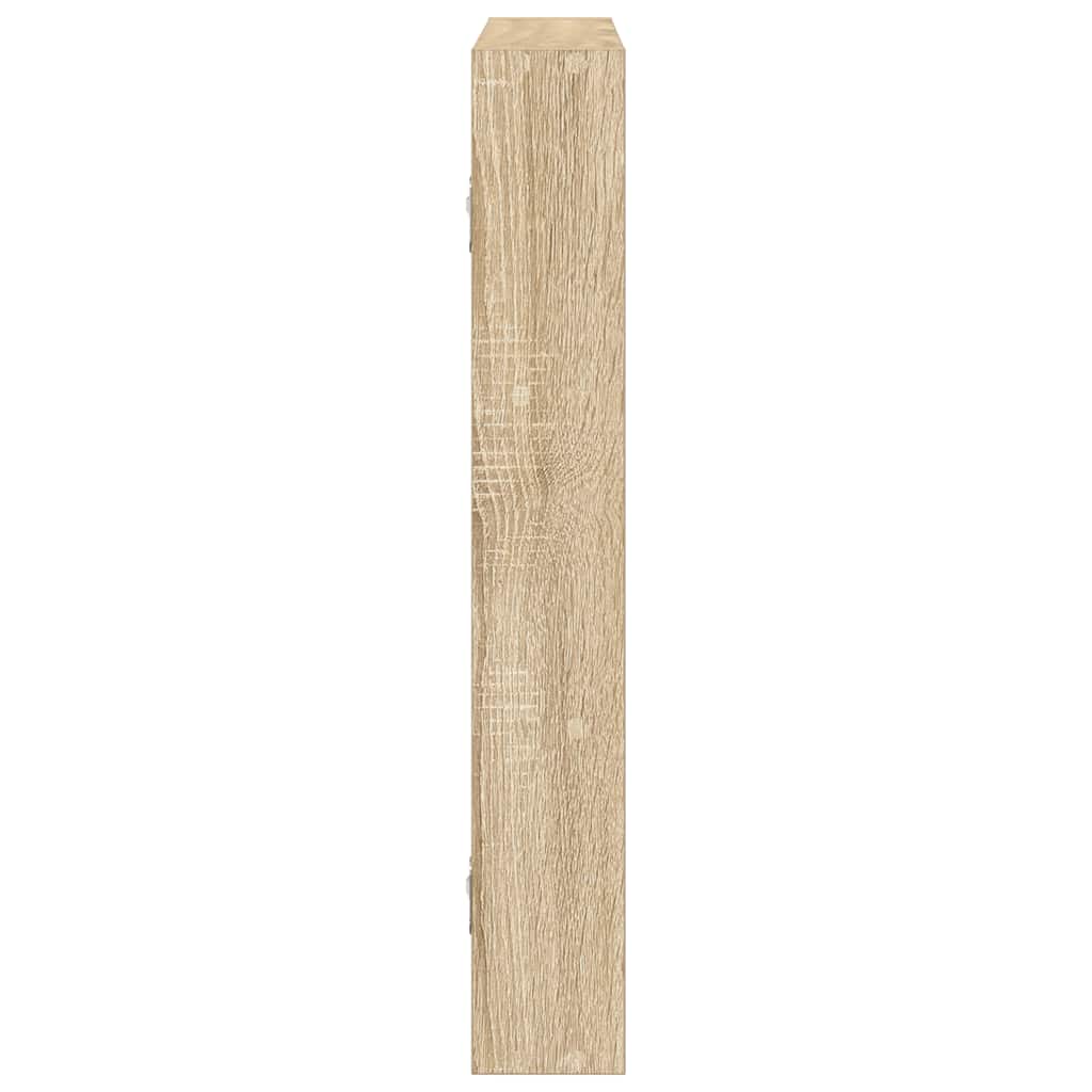 vidaXL Półka ścienna, dąb sonoma, 43x9x60 cm, materiał drewnopochodny