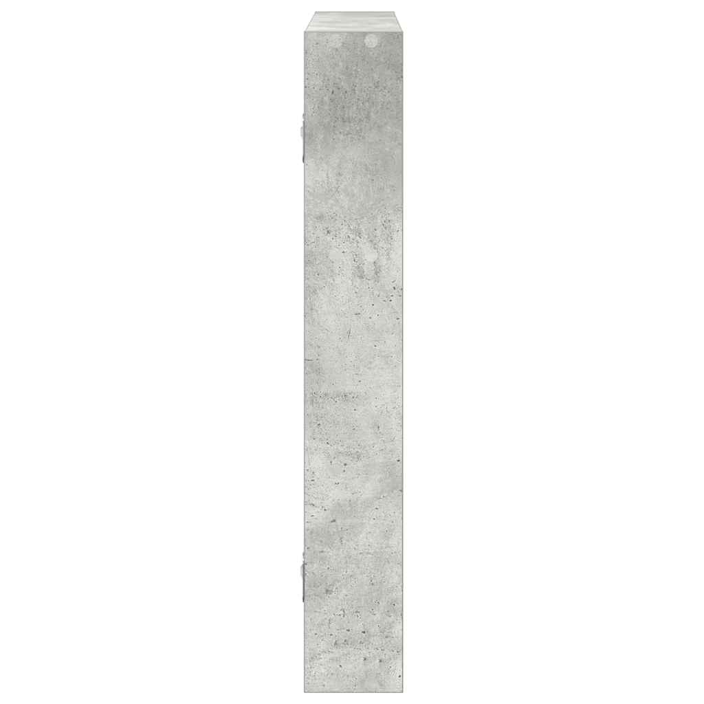 vidaXL Półka ścienna, szarość betonu, 43x9x60 cm
