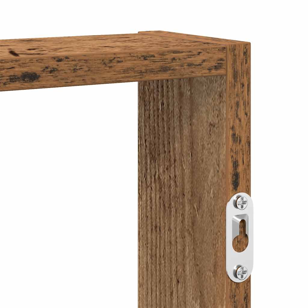 vidaXL Półka ścienna, stare drewno, 43x9x60cm, materiał drewnopochodny