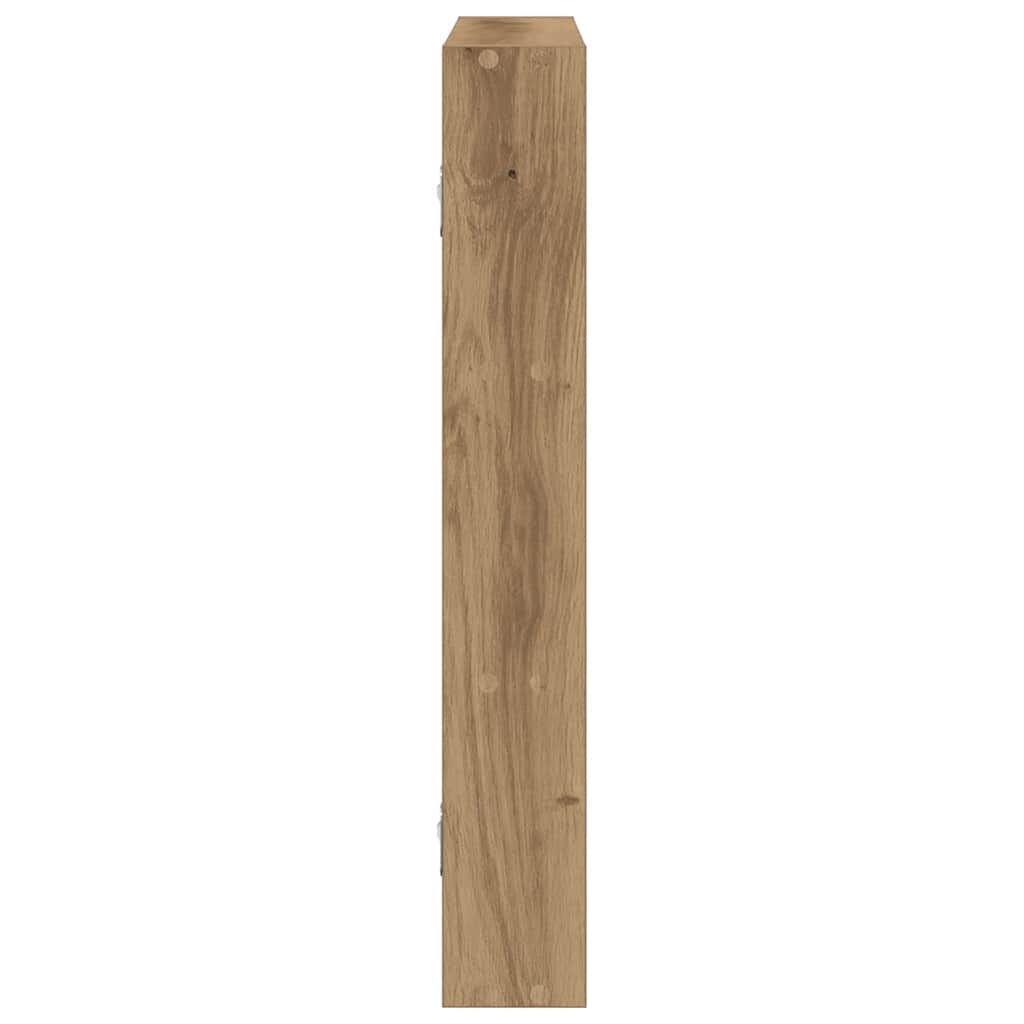 vidaXL Półka ścienna, dąb artisan, 43x9x60 cm, materiał drewnopochodny