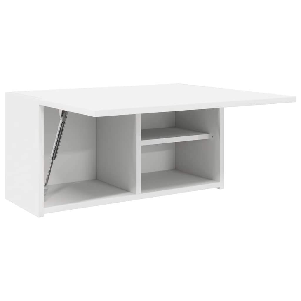 vidaXL Wisząca szafka łazienkowa, biała, 60x25x30 cm