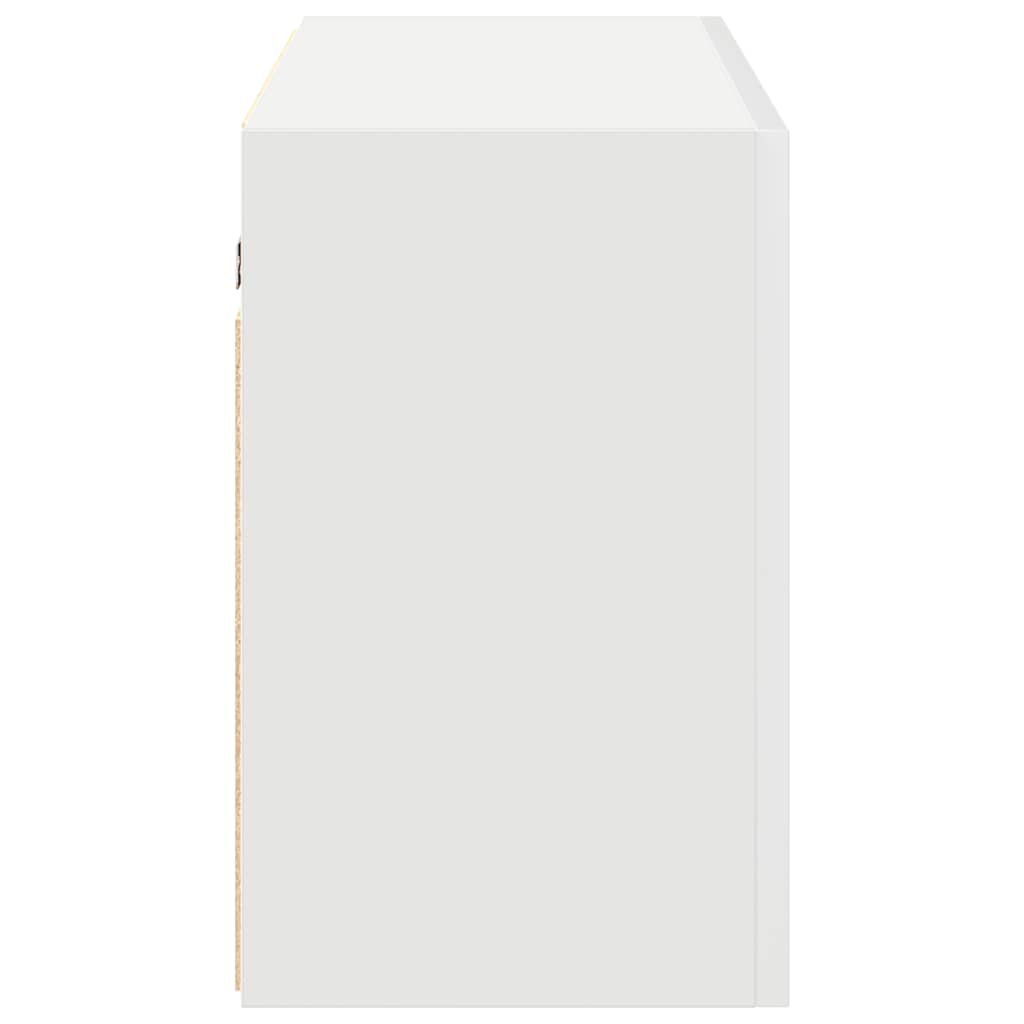 vidaXL Wisząca szafka łazienkowa, biała, 100x25x40 cm