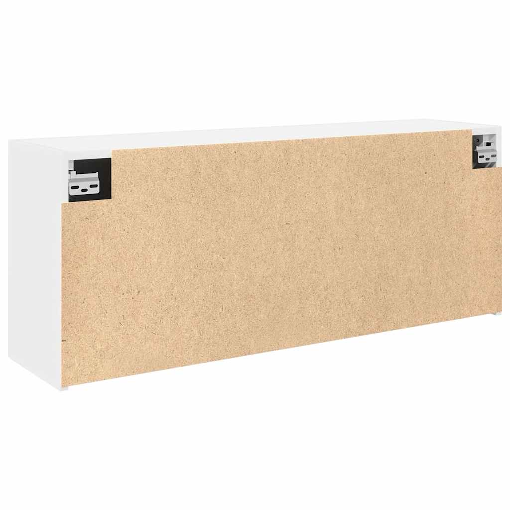 vidaXL Wisząca szafka łazienkowa, biała, 100x25x40 cm