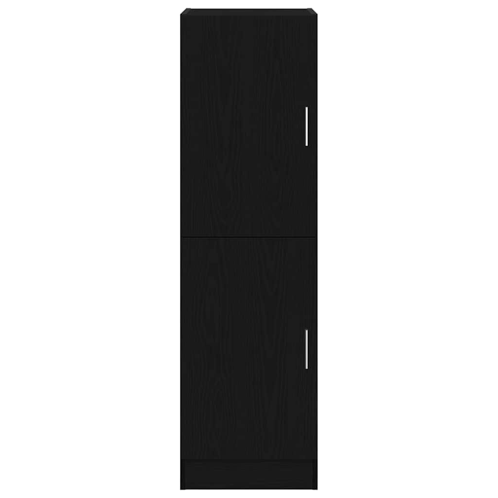 vidaXL Szafka kuchenna, czarna 38x41,5x131,5cm materiał drewnopochodny
