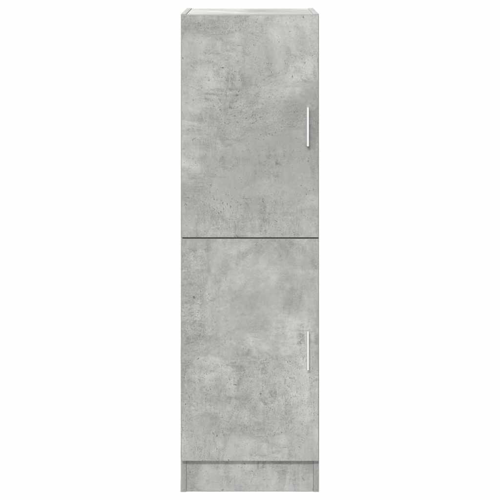 vidaXL Szafka kuchenna, szarość betonu, 38x41,5x131,5 cm