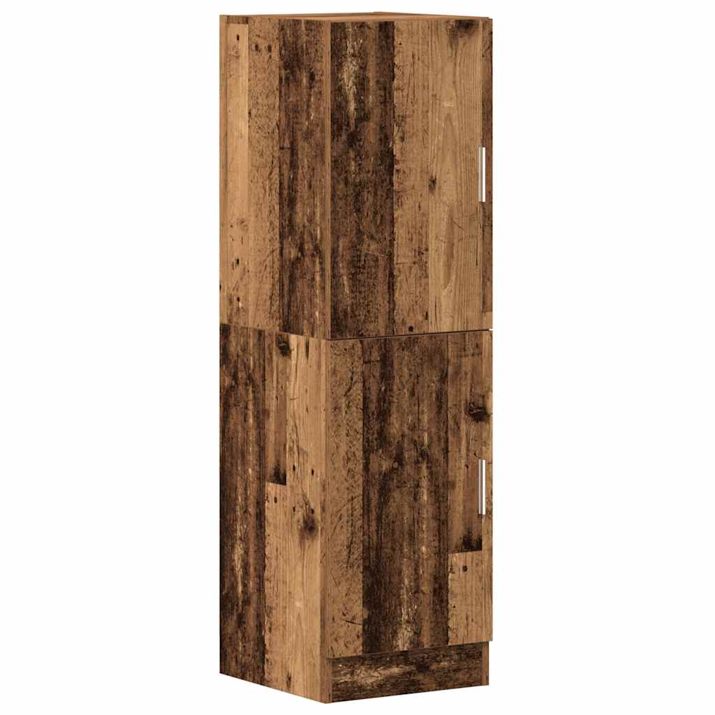 vidaXL Szafka kuchenna, stare drewno, 38x41,5x131,5 cm