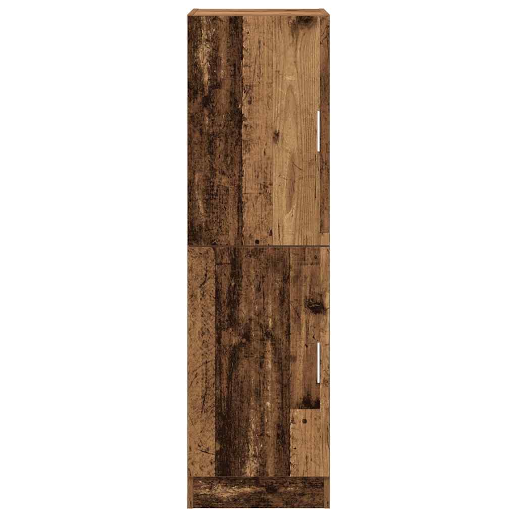 vidaXL Szafka kuchenna, stare drewno, 38x41,5x131,5 cm