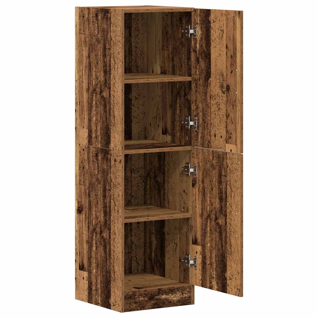 vidaXL Szafka kuchenna, stare drewno, 38x41,5x131,5 cm