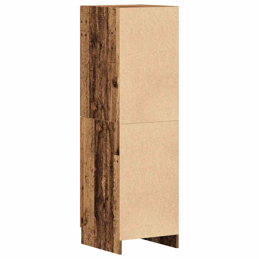 vidaXL Szafka kuchenna, stare drewno, 38x41,5x131,5 cm