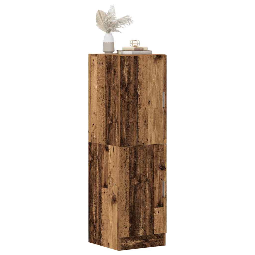 vidaXL Szafka kuchenna, stare drewno, 38x41,5x131,5 cm