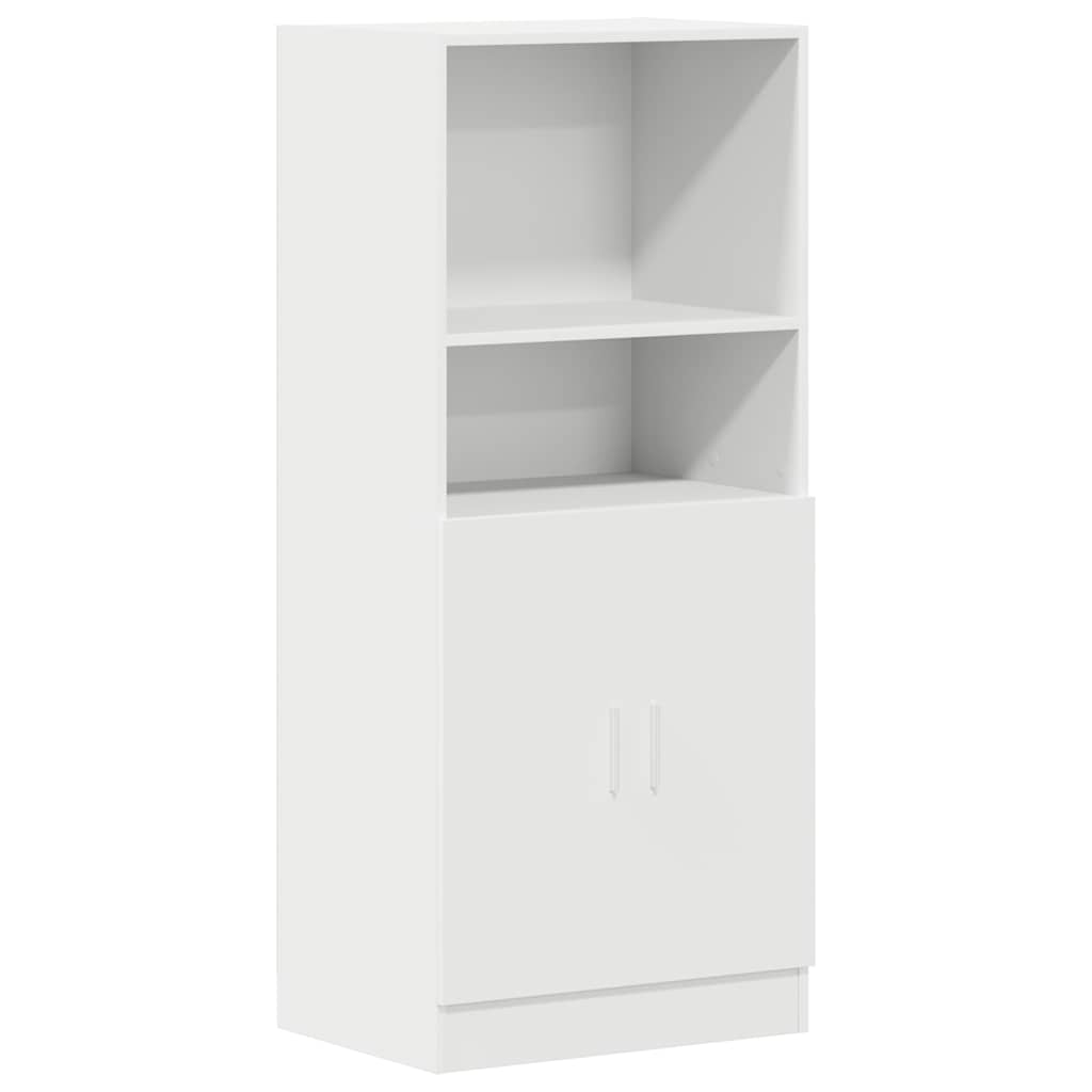 vidaXL Szafka kuchenna, biała 57x41,5x131,5 cm materiał drewnopochodny
