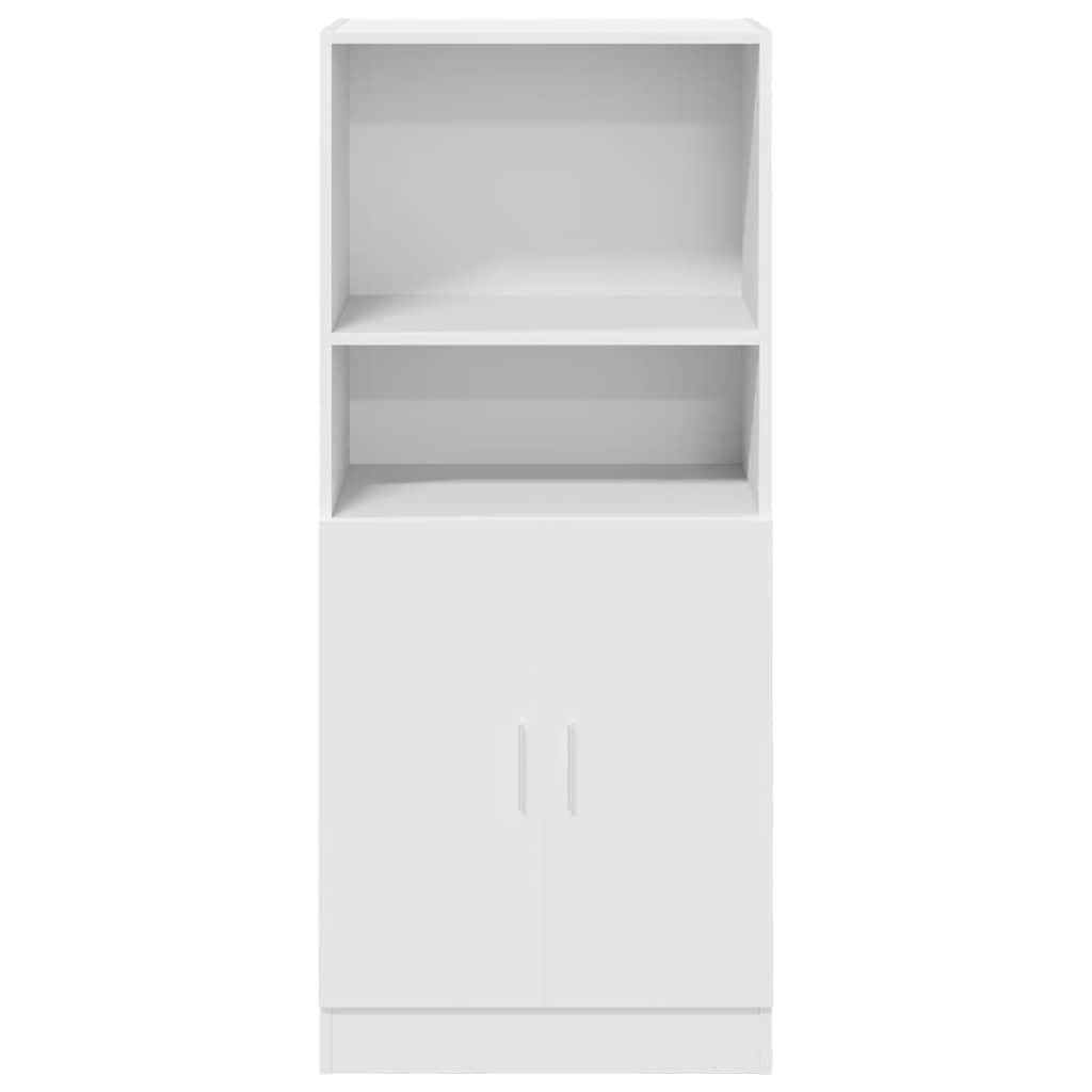 vidaXL Szafka kuchenna, biała 57x41,5x131,5 cm materiał drewnopochodny