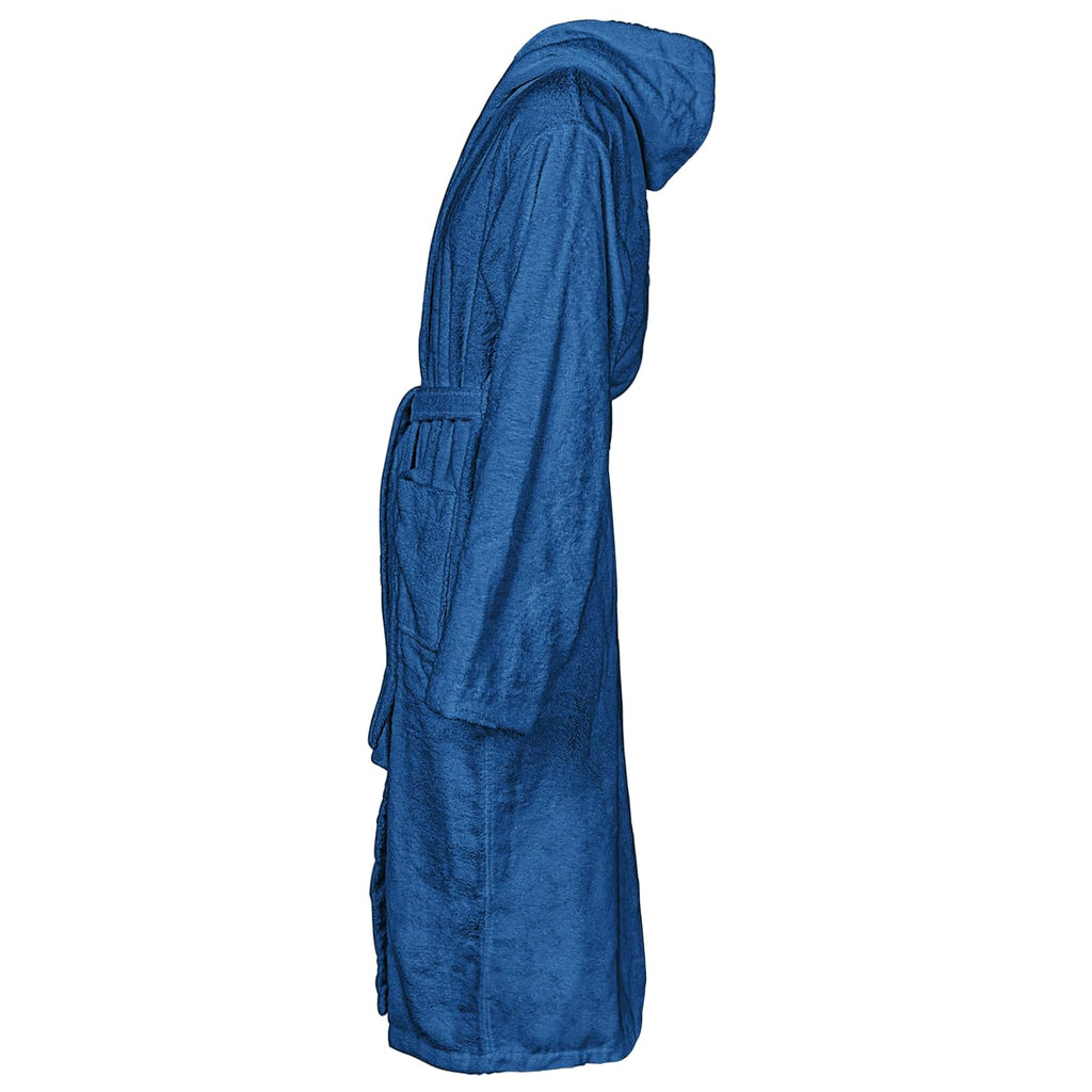 vidaXL Szlafrok KINN Niebieski S bawełna