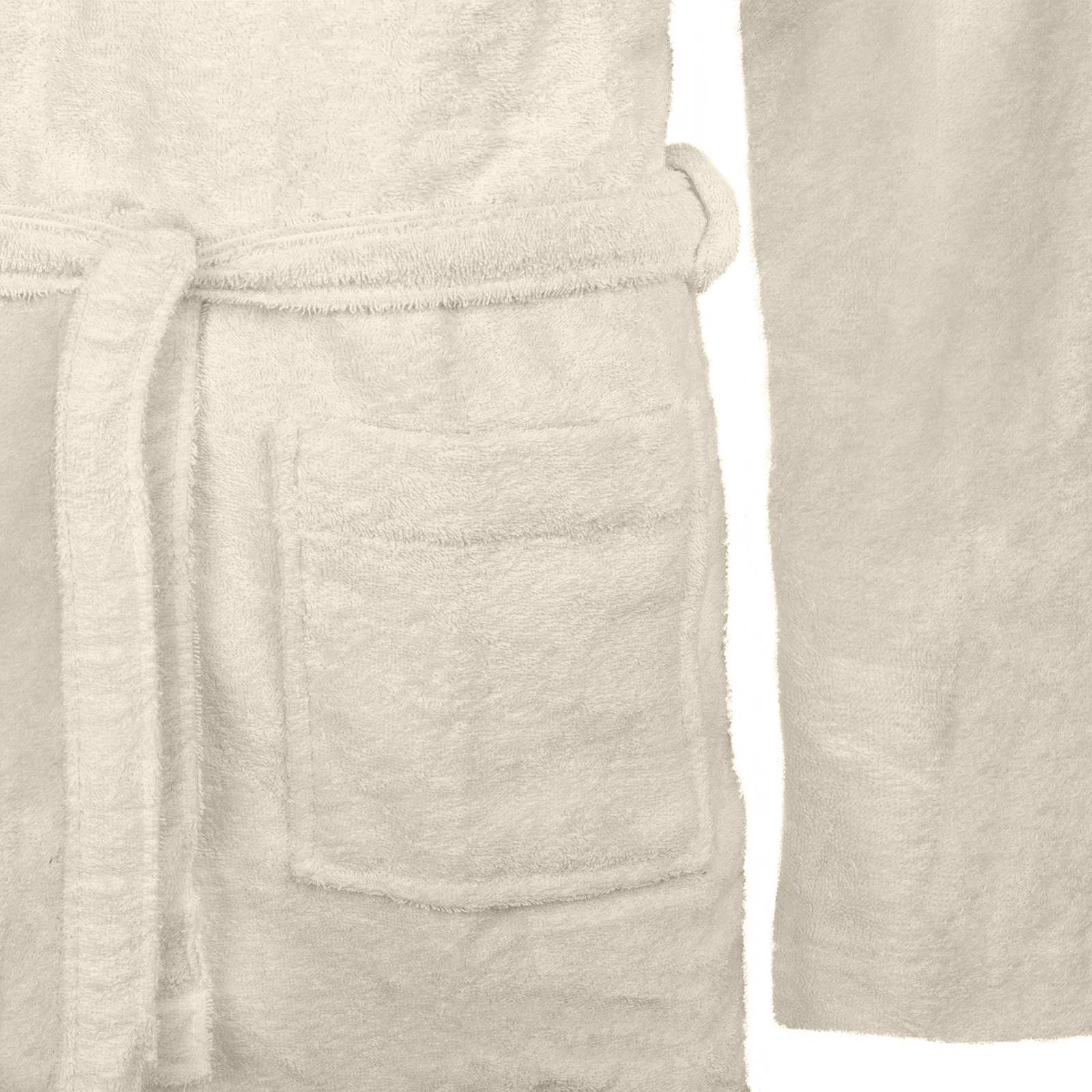 vidaXL Szlafrok KINN Kremowy XXXL bawełna
