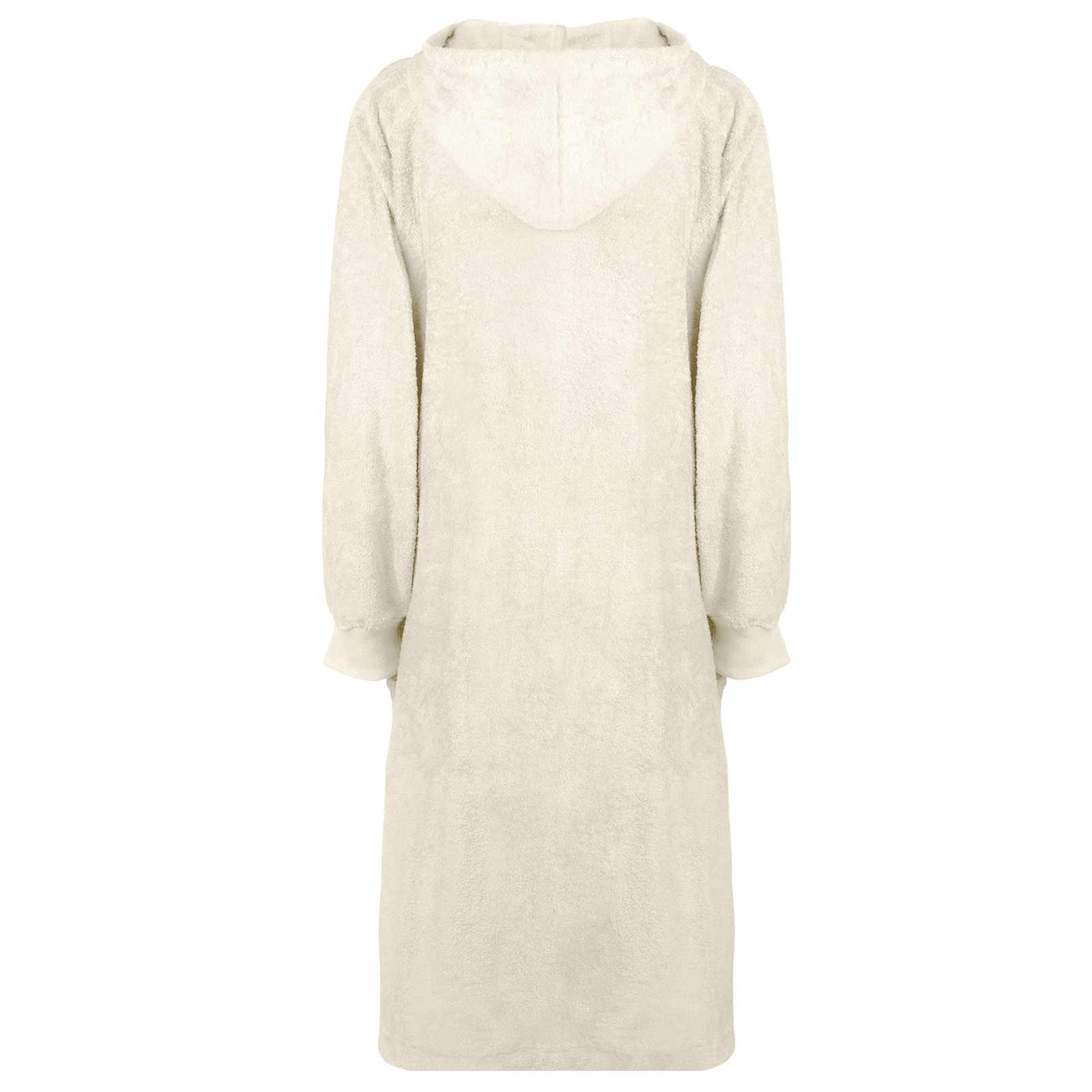 vidaXL Bluza-koc KINN Kremowy XL bawełna