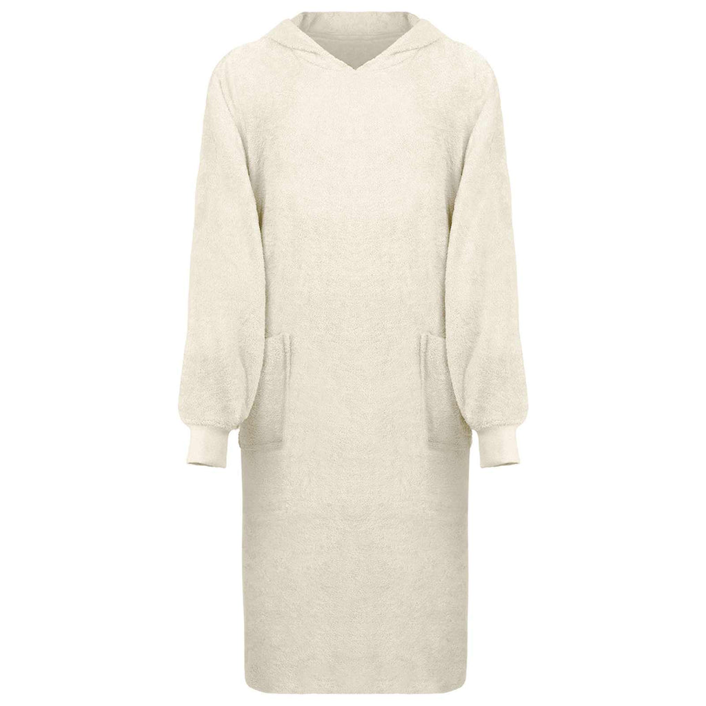 vidaXL Bluza-koc KINN Kremowy XL bawełna