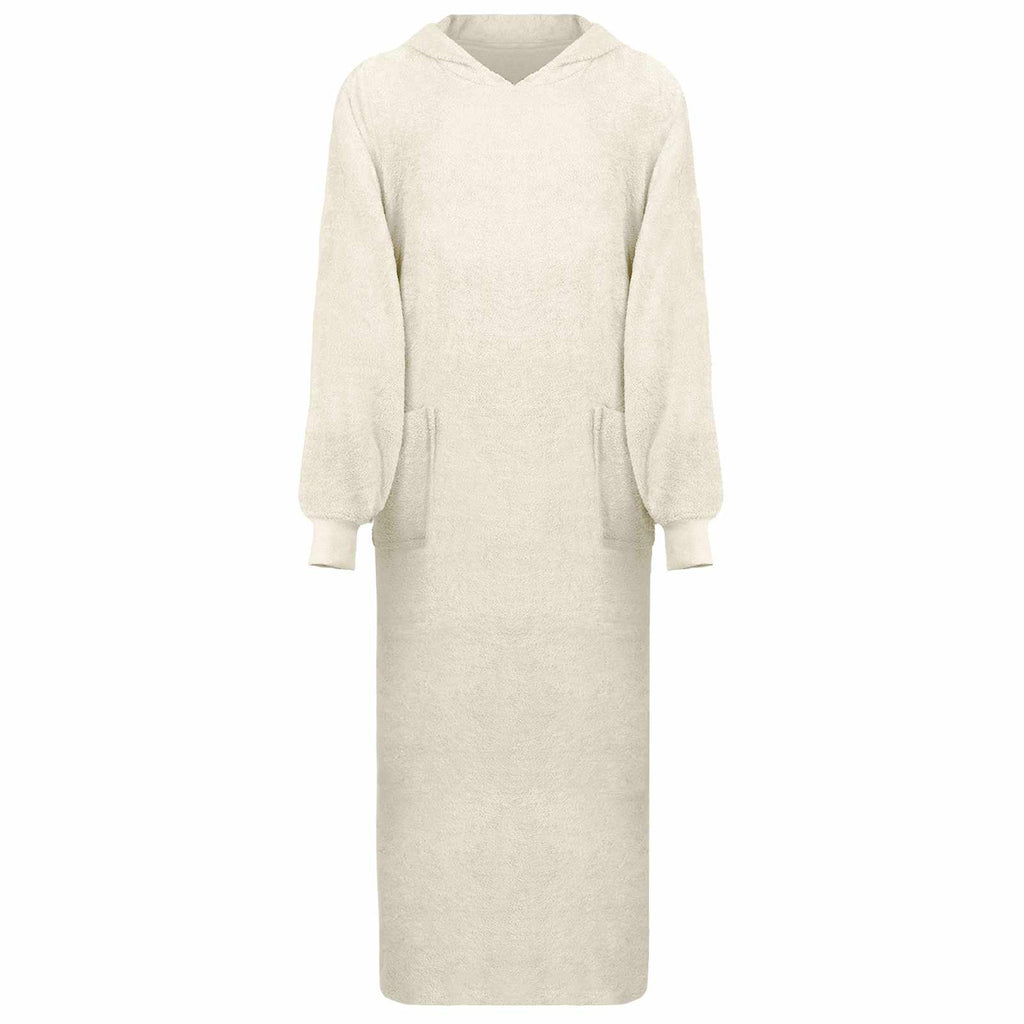 vidaXL Bluza-koc KINN Kremowy XXL bawełna