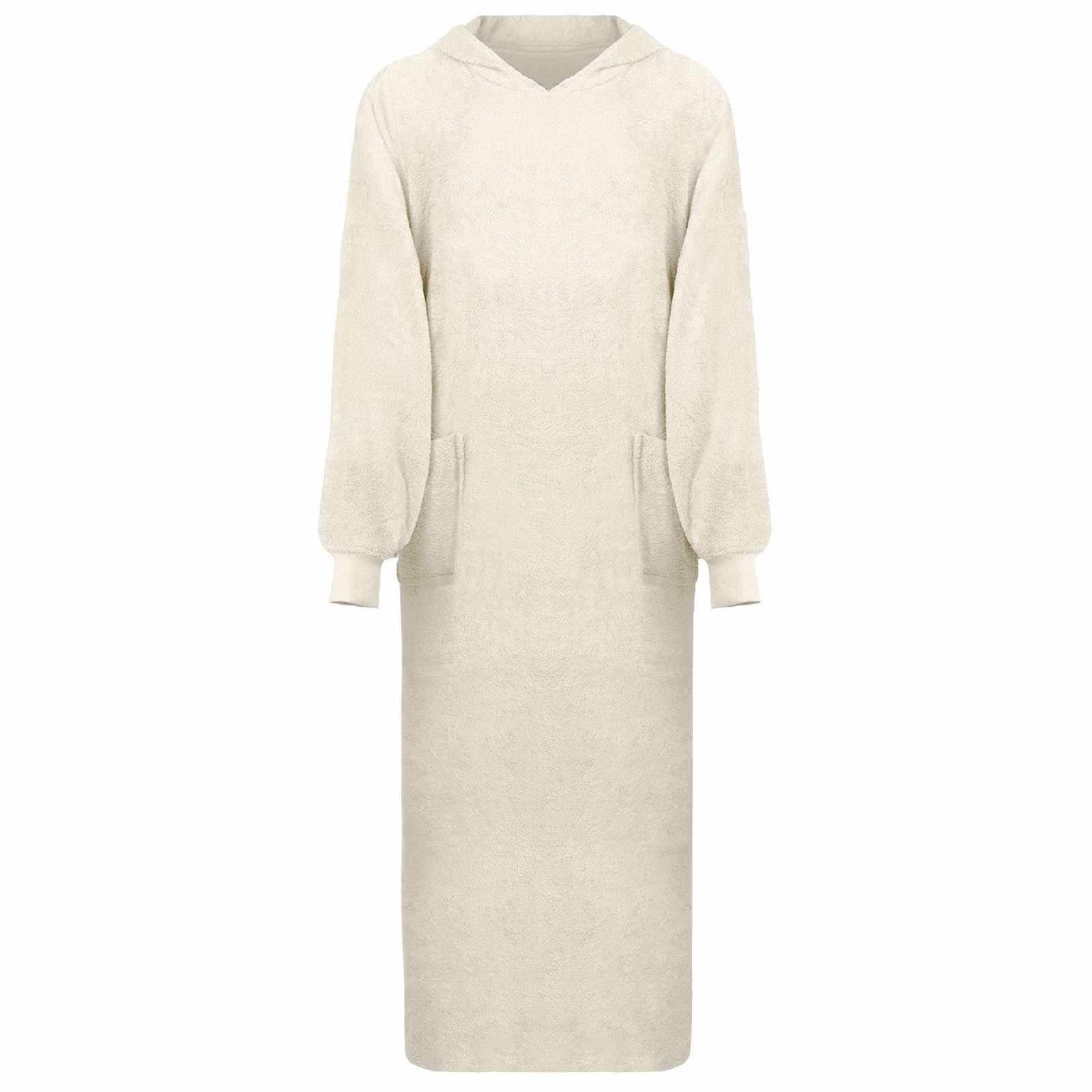 vidaXL Bluza-koc KINN Kremowy XXL bawełna