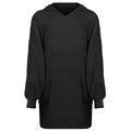 vidaXL Bluza-koc KINN Czarny L bawełna
