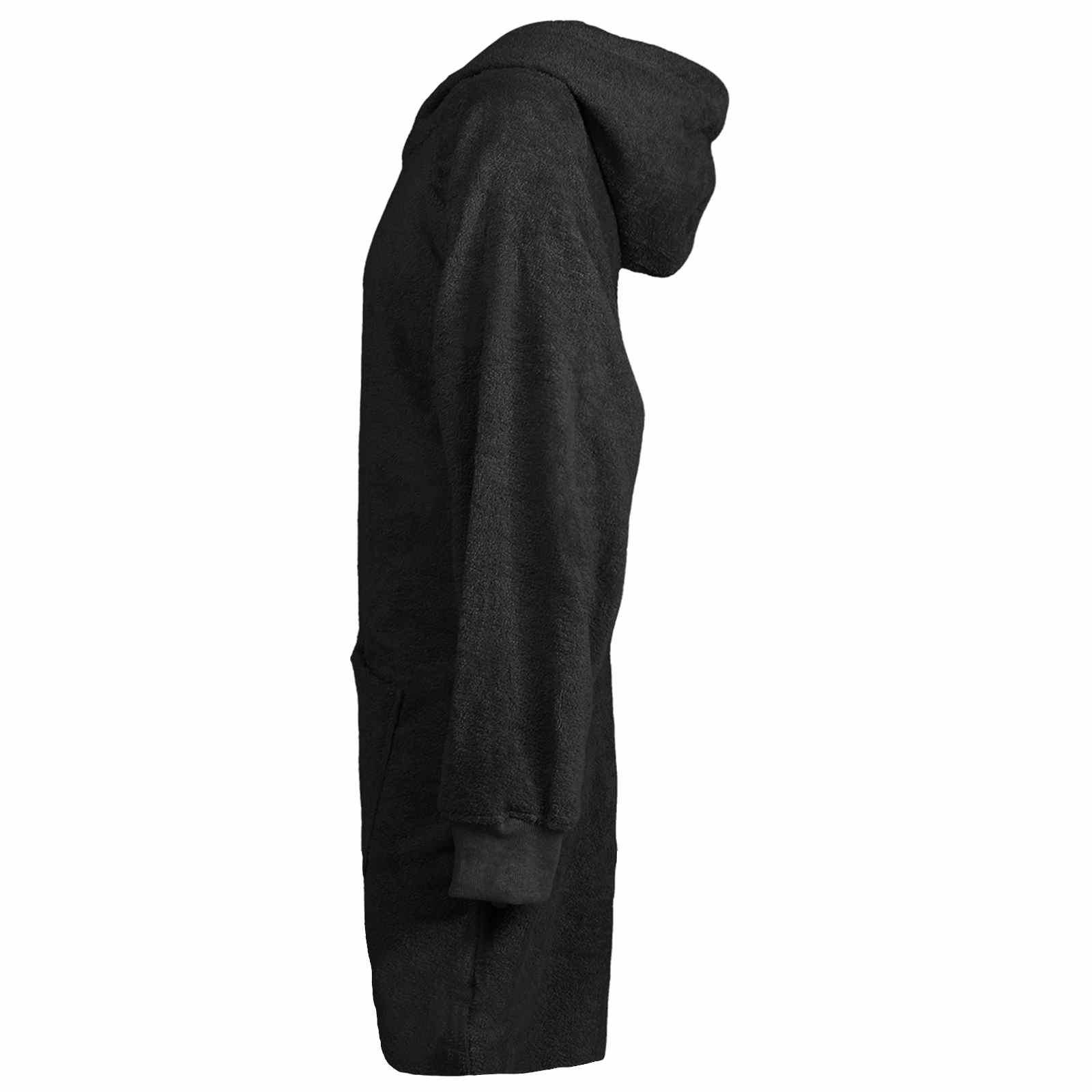 vidaXL Bluza-koc KINN Czarny L bawełna