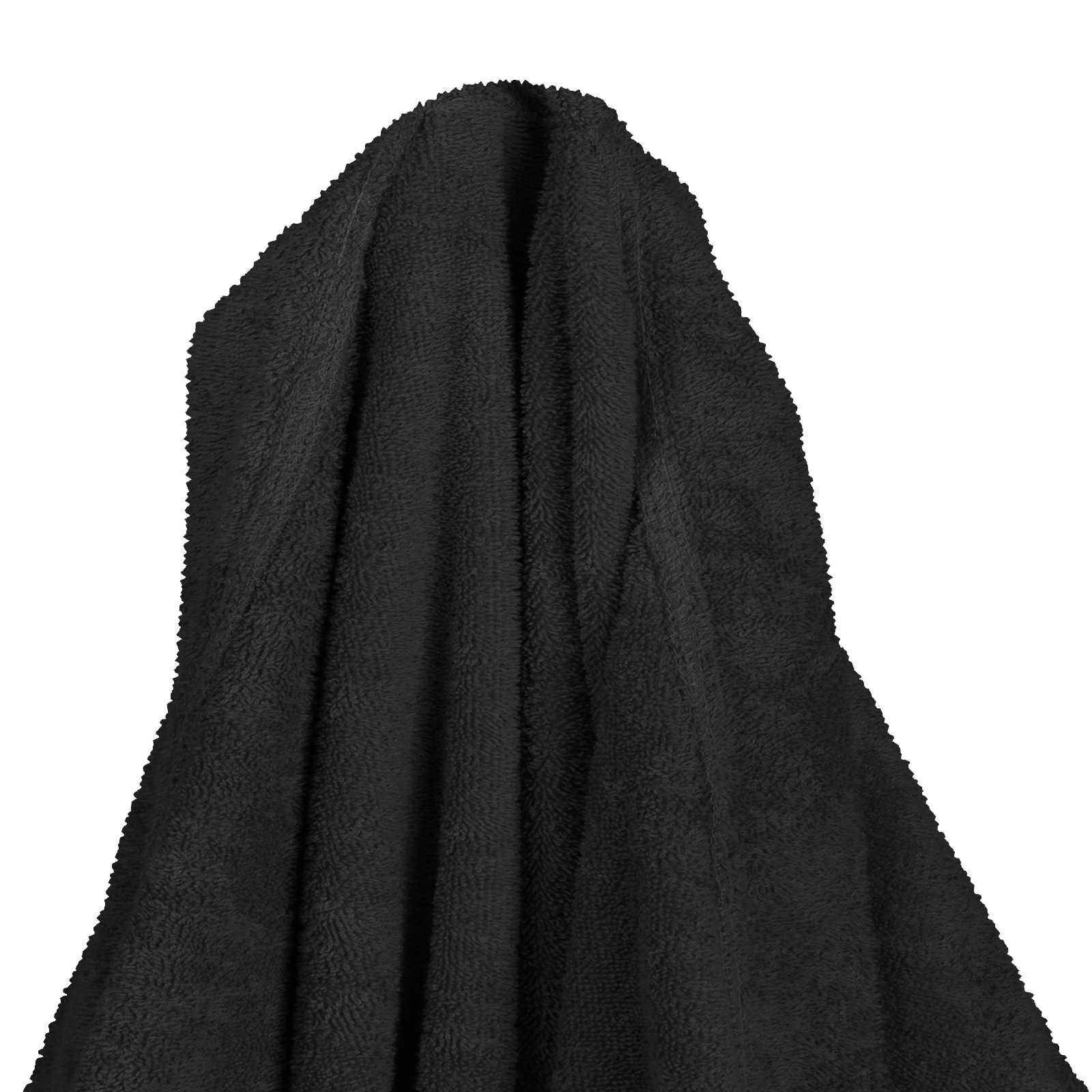 vidaXL Bluza-koc KINN Czarny XXL bawełna