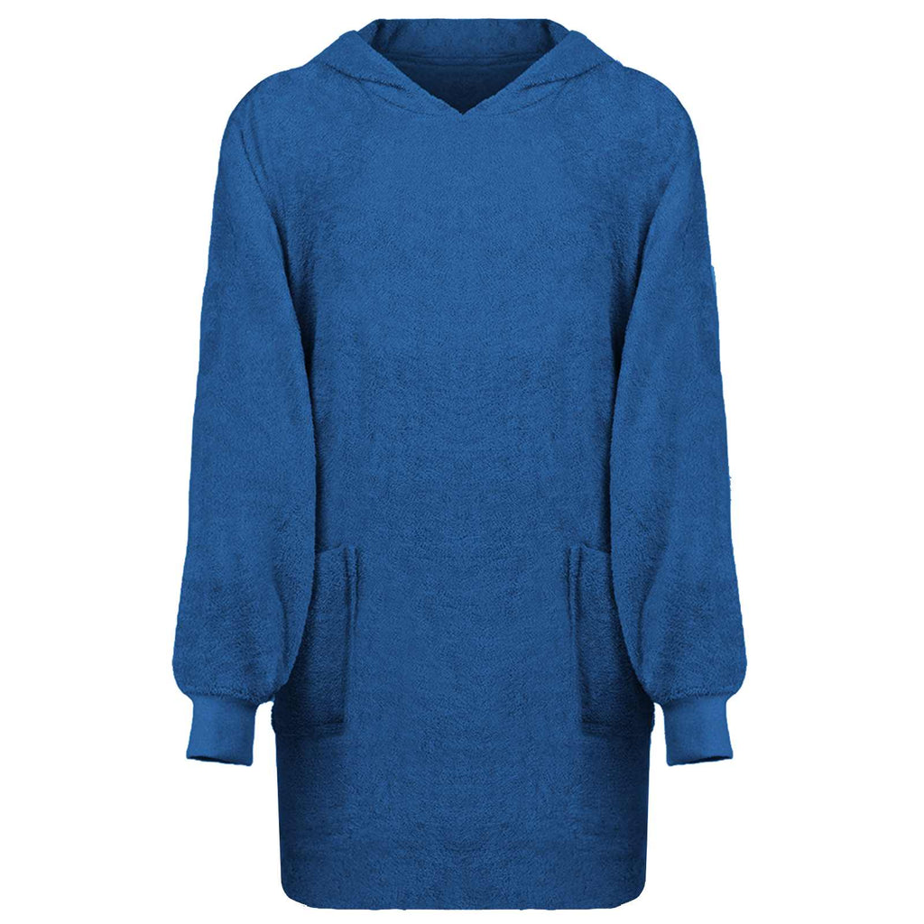 vidaXL Bluza-koc KINN Granatowy L bawełna