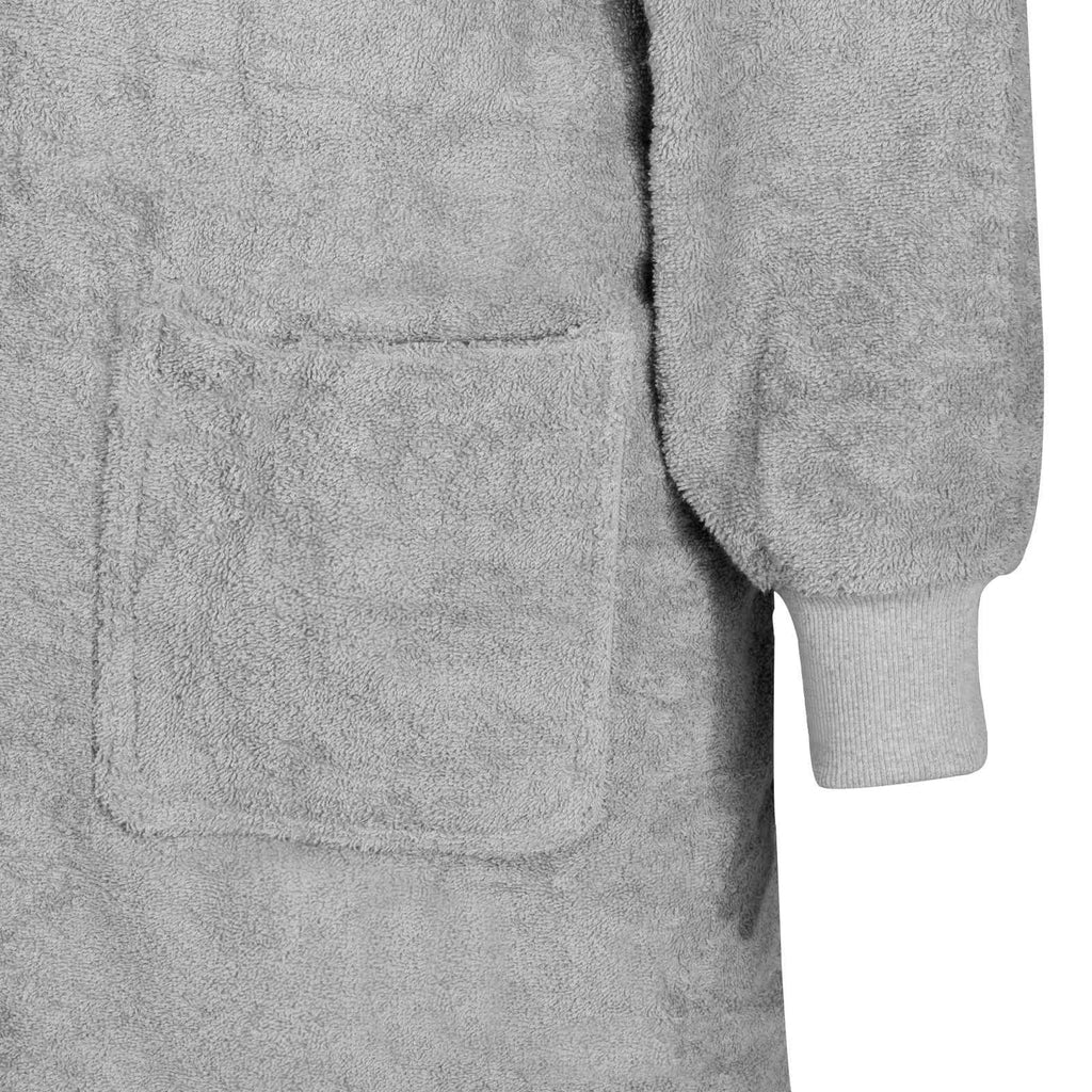 vidaXL Bluza-koc KINN Szary L bawełna