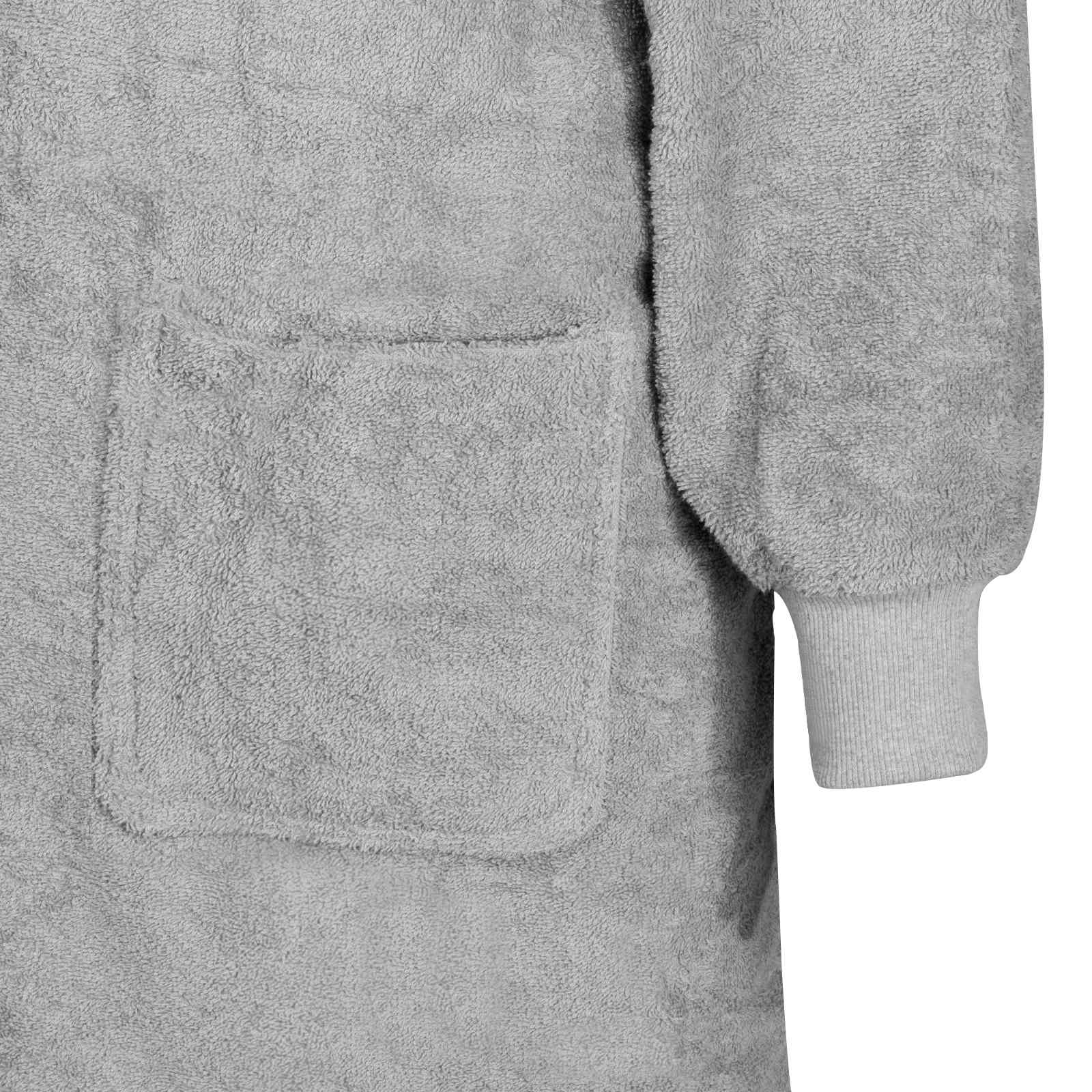 vidaXL Bluza-koc KINN Szary L bawełna