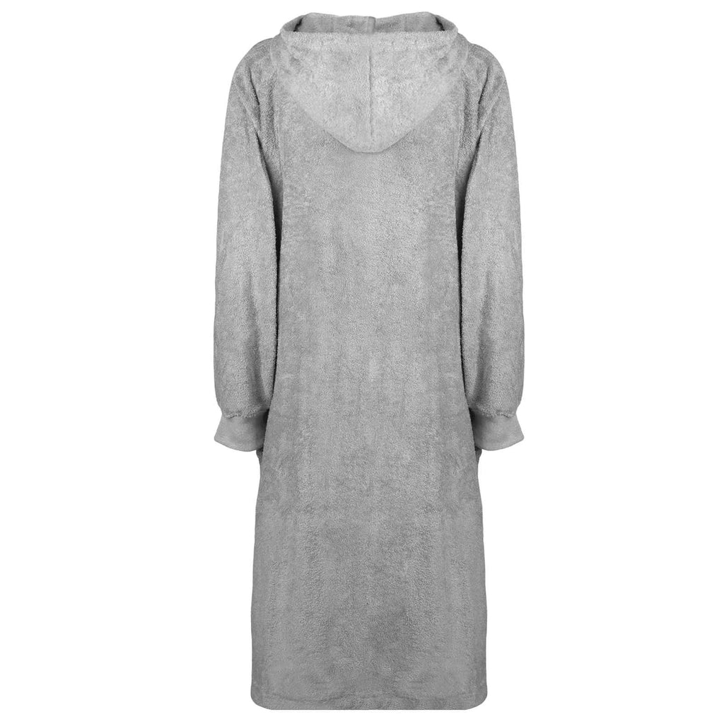 vidaXL Bluza-koc KINN Szary XL bawełna