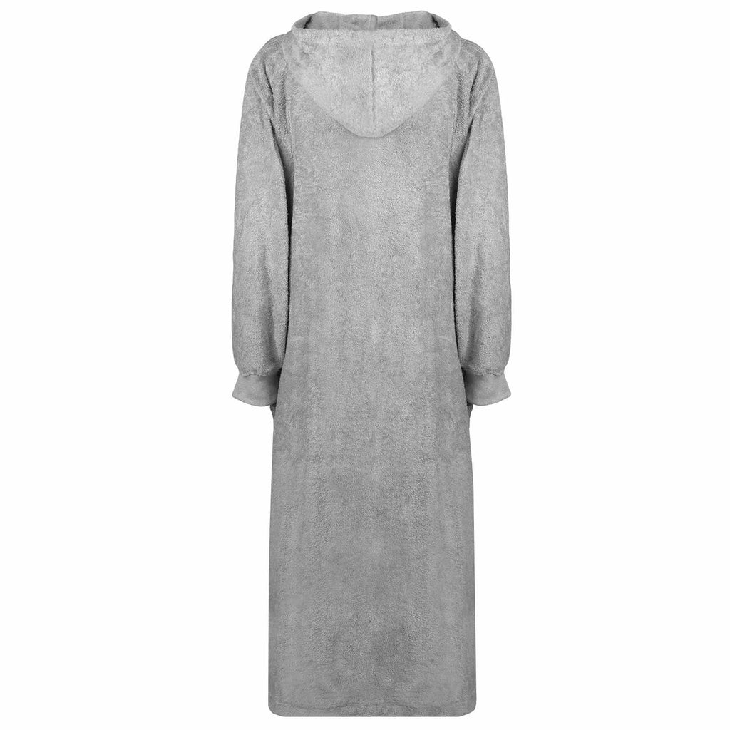 vidaXL Bluza-koc KINN Szary XXL bawełna