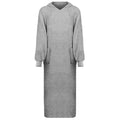 vidaXL Bluza-koc KINN Szary XXL bawełna