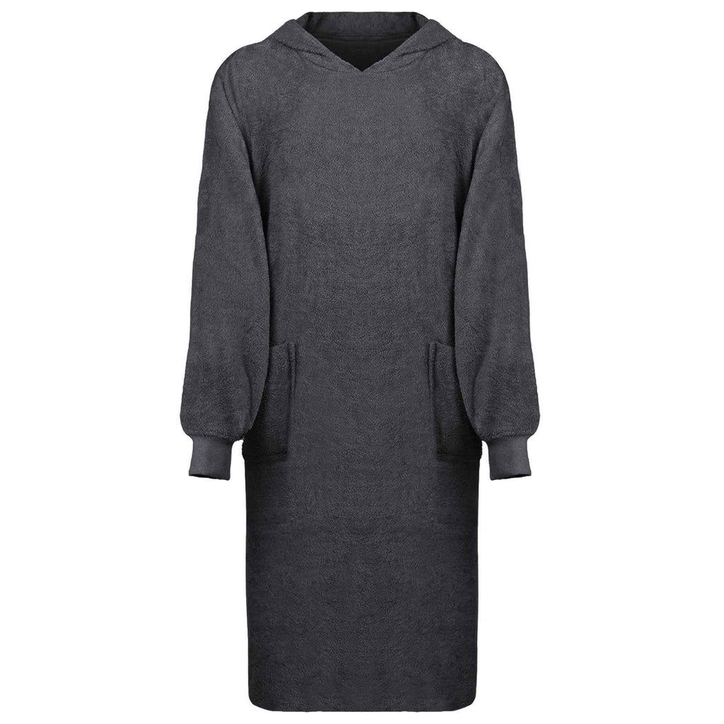 vidaXL Bluza-koc KINN Antracyt XL bawełna