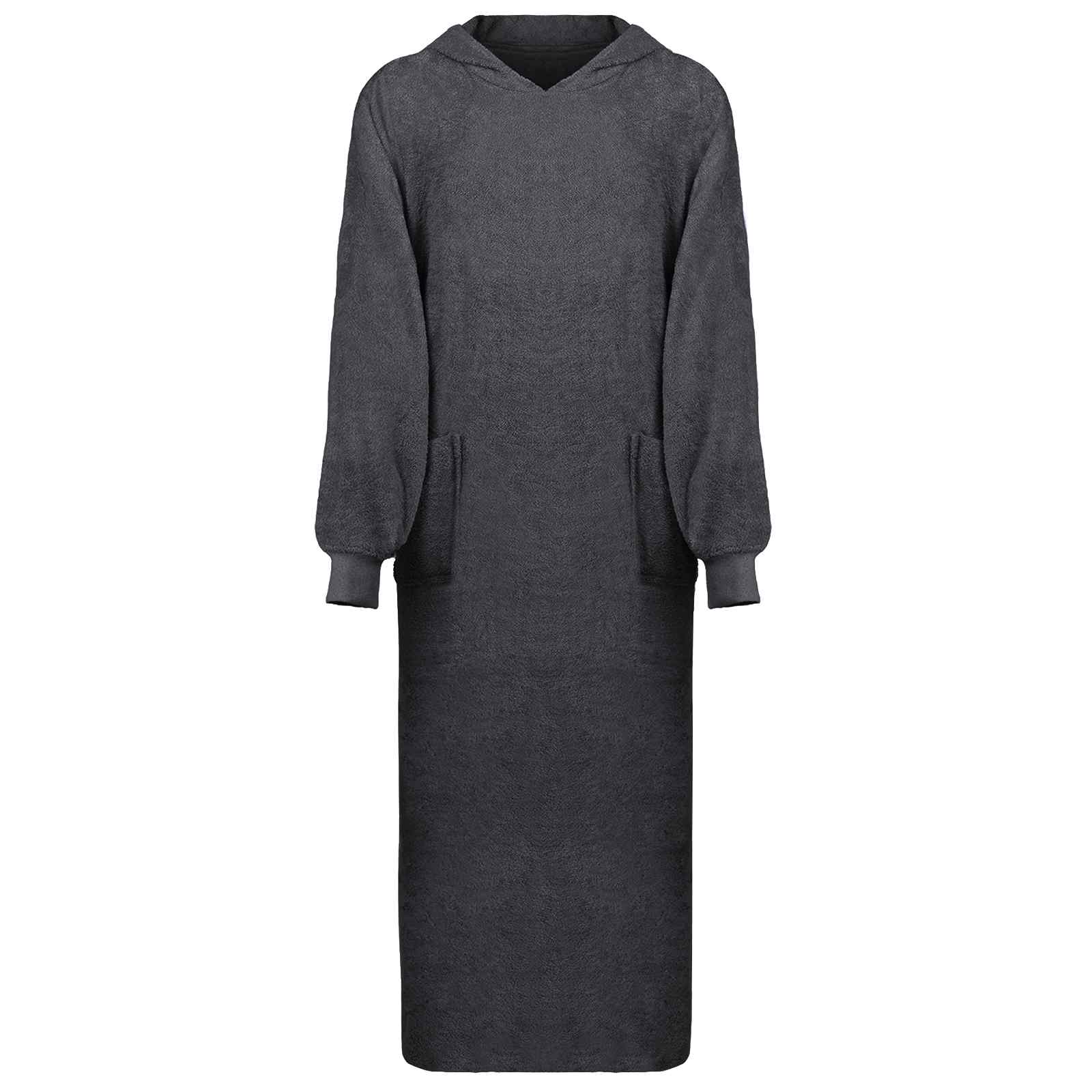 vidaXL Bluza-koc KINN Antracyt XXL bawełna