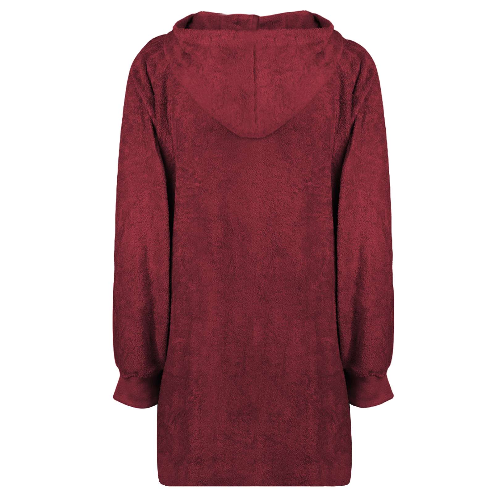 vidaXL Bluza-koc KINN Czerwony L bawełna